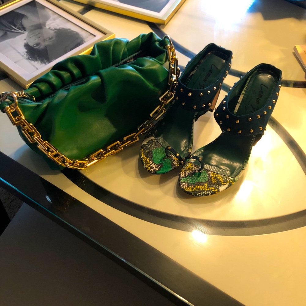 Sandals and Bag